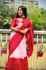 1050 টাকায় বাটিক সিল্ক শাড়ি