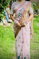 1050 টাকায় পাকিস্তানি ইন্সপায়ারড সিল্ক শাড়ি - Image 5