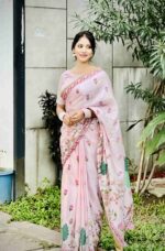1050 টাকায় পাকিস্তানি ইন্সপায়ারড সিল্ক শাড়ি - Image 4