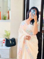 990 টাকায় জাপানি সিল্ক শাড়ি - Image 2