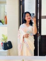 990 টাকায় জাপানি সিল্ক শাড়ি - Image 5