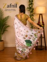 পাকিস্তানি ইন্সপায়ারড সিল্ক শাড়ি - Image 2